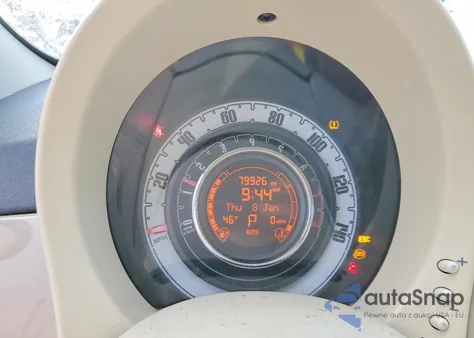 2012 Fiat 500 Pop z USA, uszkodzony, nr VIN 3C3CFFAR5CT105253